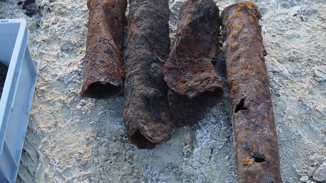 Enkele gevonden explosieven
