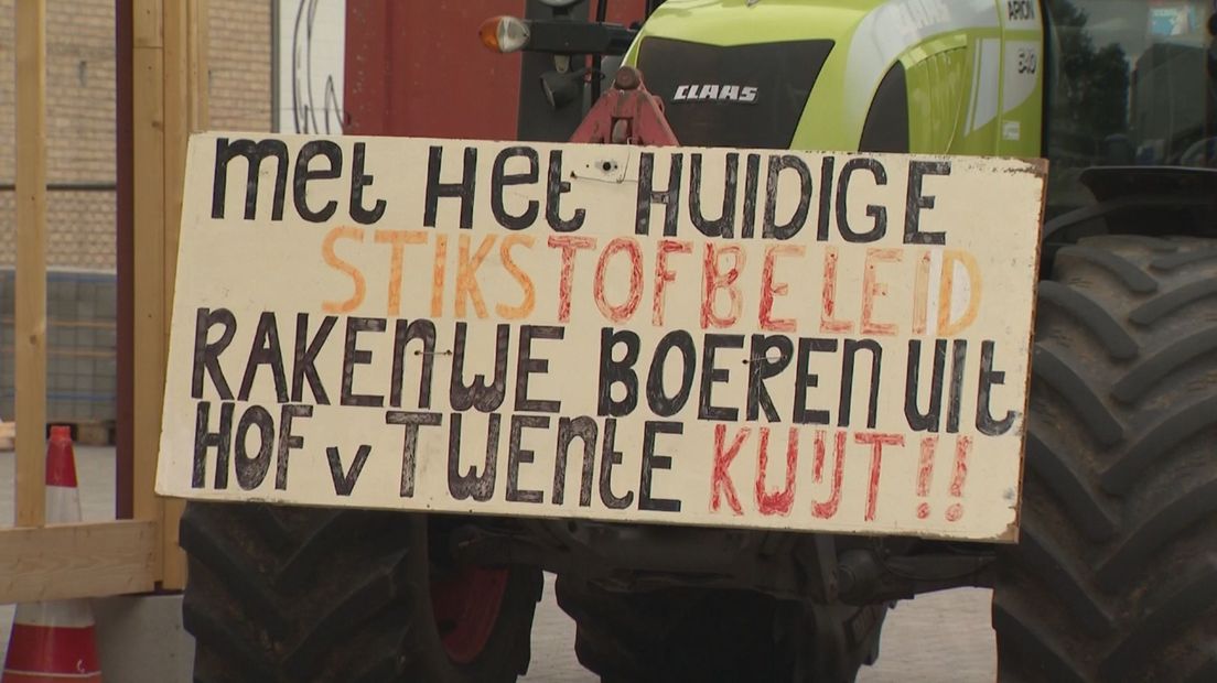 Boeren uit onder andere Twente en de Achterhoek hadden zich verzameld in Goor