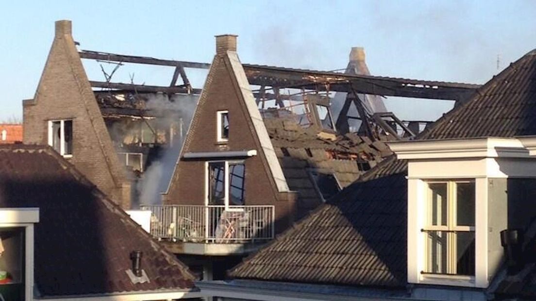 Grote schade na brand Deventer