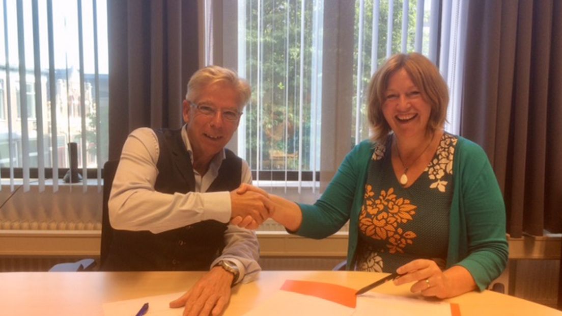 Link Wiebe Goodijk, rechts Jacqueline Roelofs
