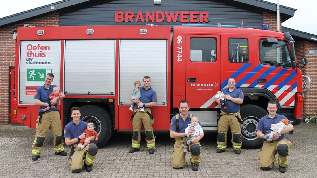 "We zitten al zes jaar in een babyboom bij de brandweer Beekbergen."