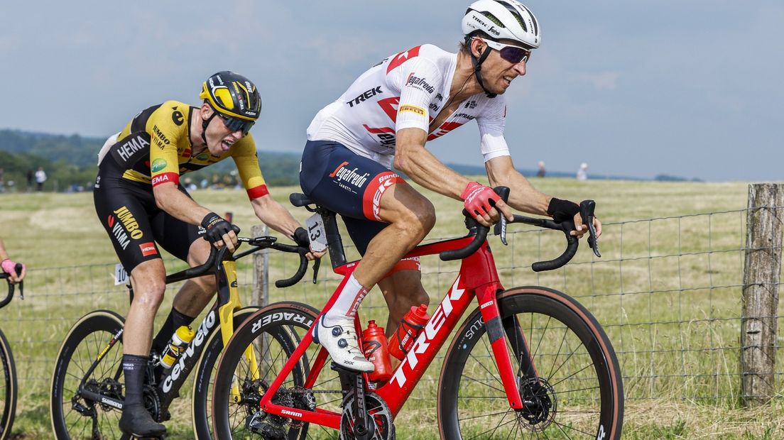 Bauke Mollema eerder tijdens het NK Wielrennen