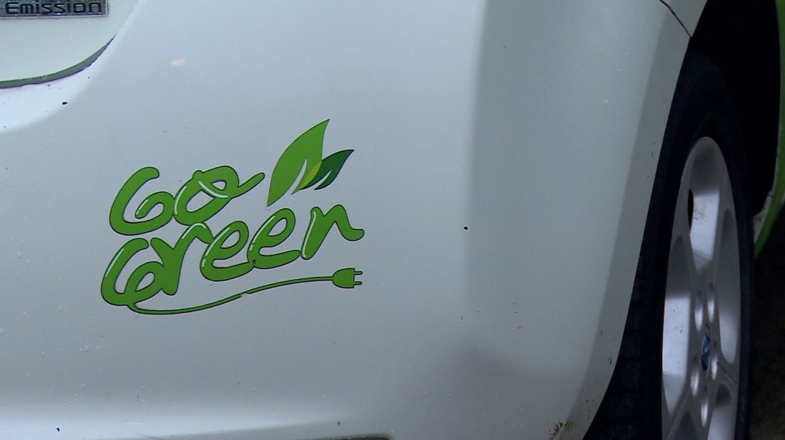 Een groen vervoermiddel.