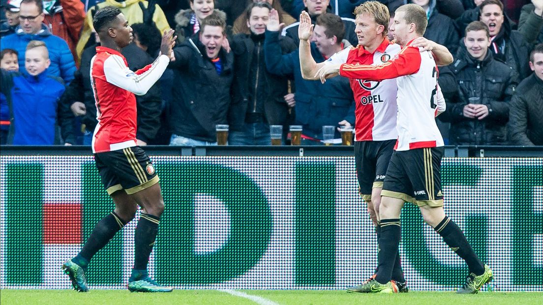 Eljero Elia tijdens Feyenoord-FC Twente (5-0)