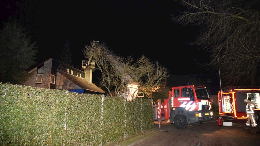 Uitslaande schoorsteenbrand in Hengelo