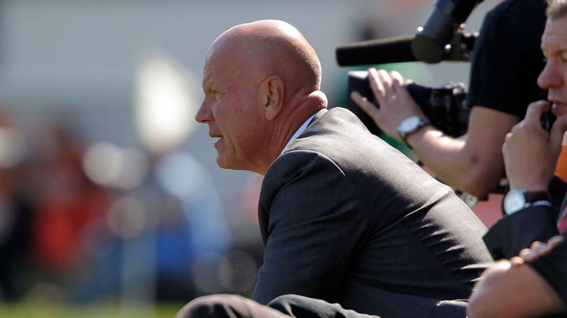 Ton du Chatinier, hier nog als trainer van FC Utrecht.