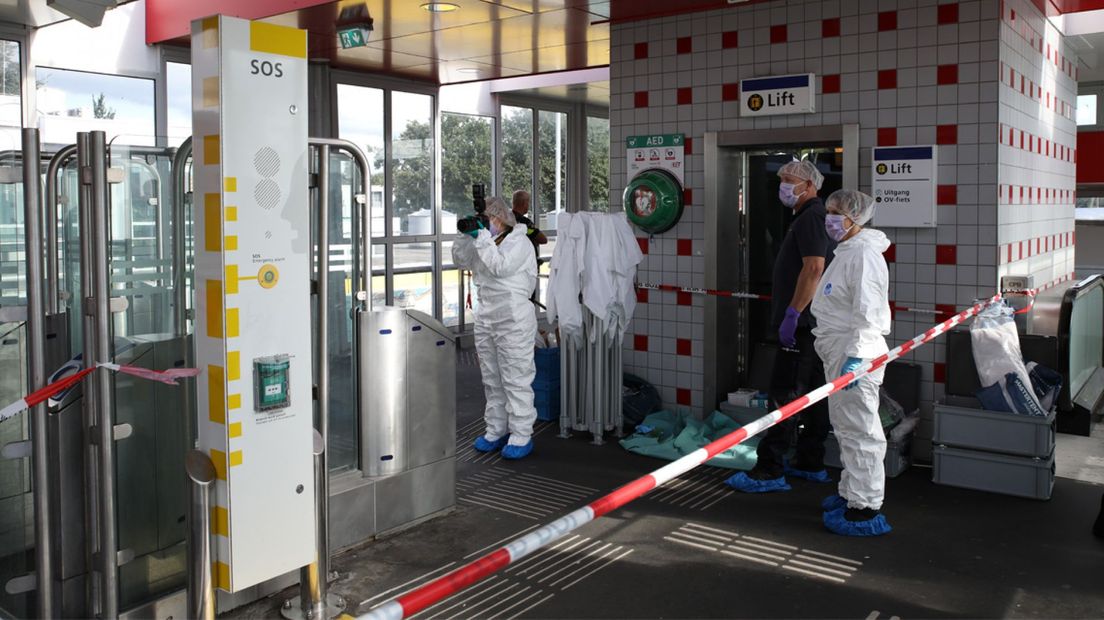 Metrostation Capelsebrug waar slachtoffer Wesley om het leven kwam