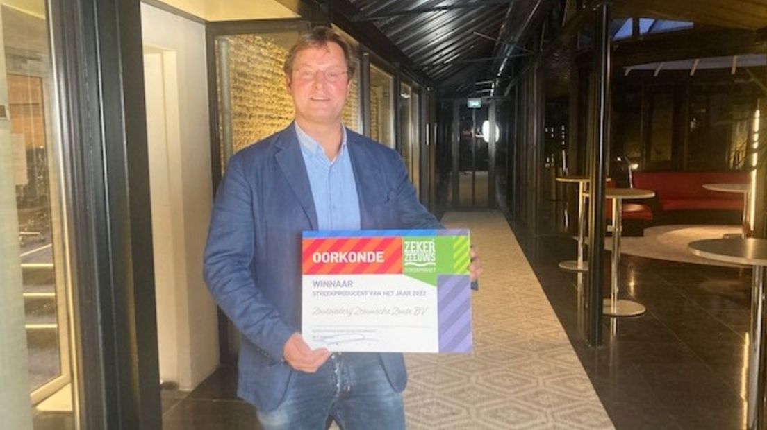 Christian Clerx van Zeeuwse Zoute, winnaar Streekproducent van het jaar 2022