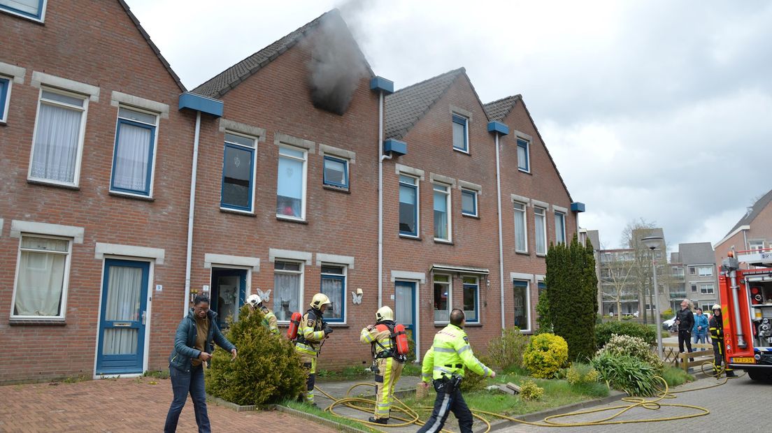 Woningbrand in Steenwijk