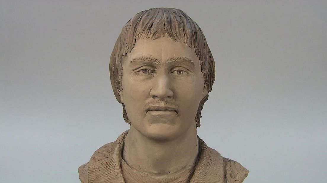 De reconstructie van het hoofd van de Westervalman