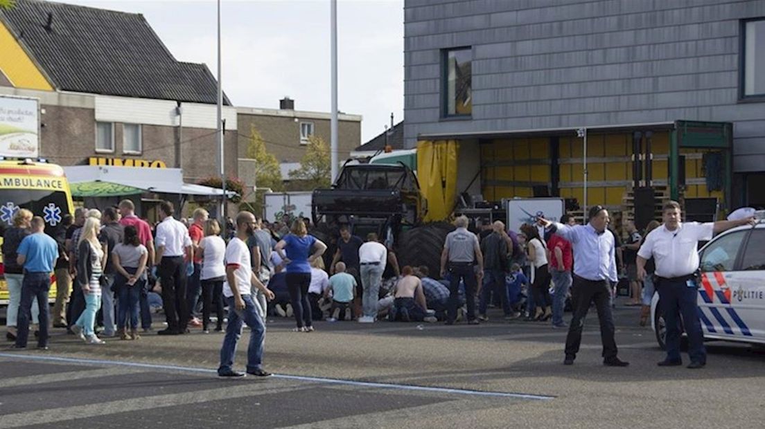 Georganiseerde chaos, meteen na het monstertruckdrama