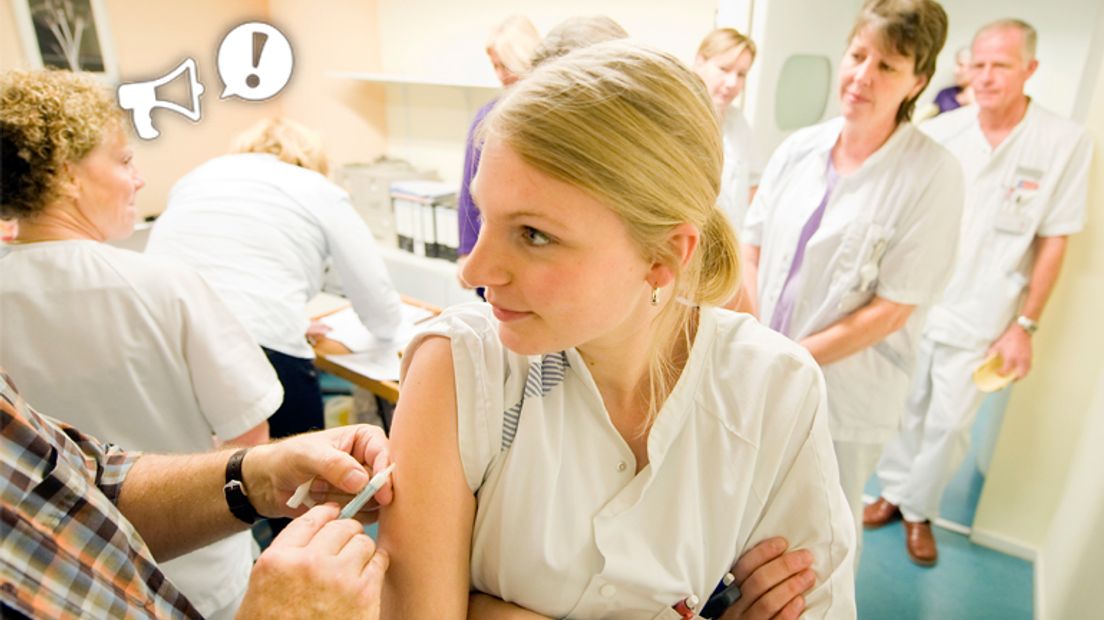 Neem jij de griepprik als jouw werkgever hem betaalt? (Rechten: ANP/Marco de Swart)