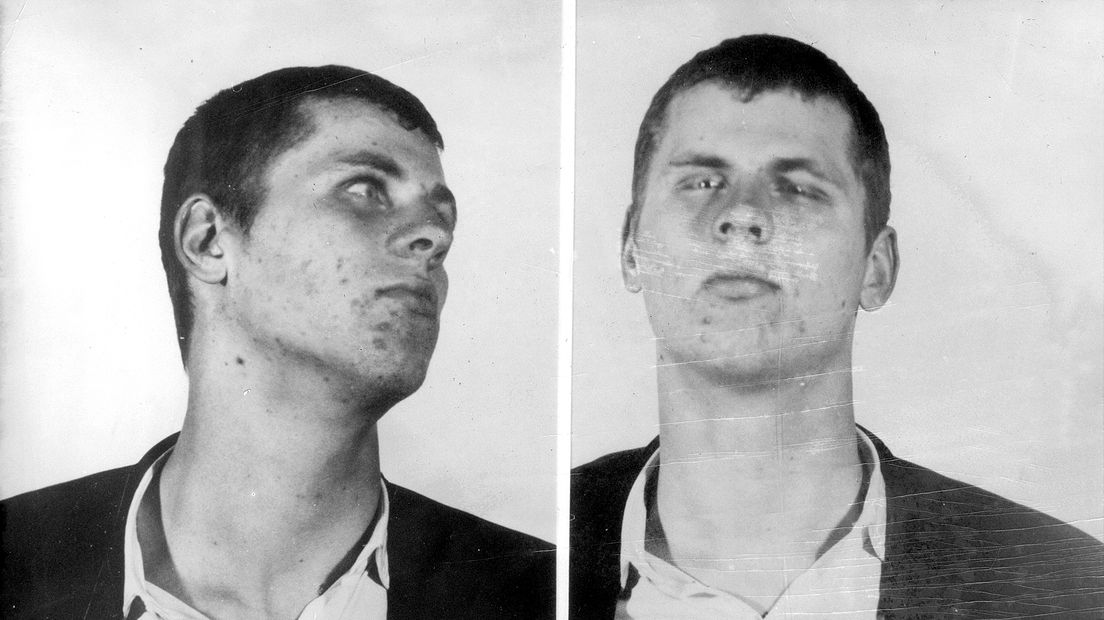 Boudewijn Henny na zijn arrestatie eind 1961.