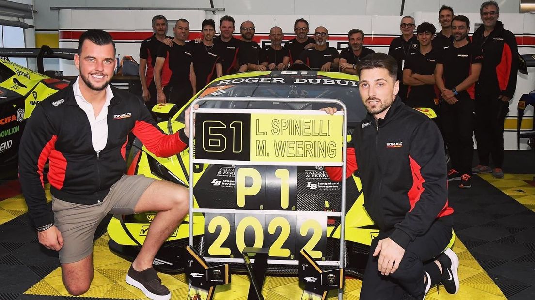 Max Weering links in beeld met zijn Lamborghini Huracan EVO2 Supertrofeo