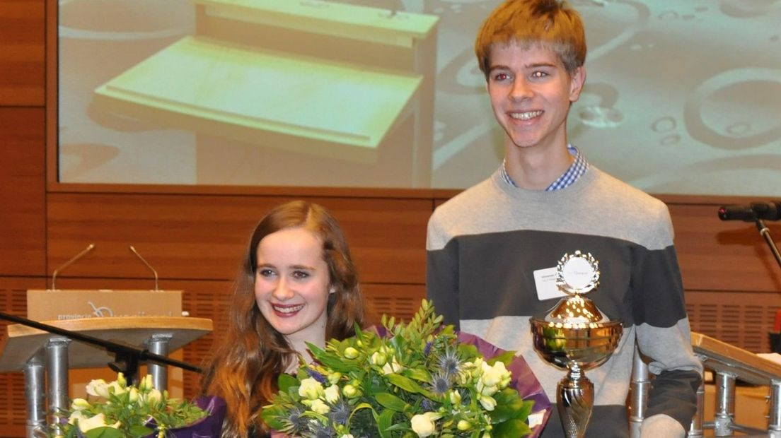 Finalisten Alexander Haas en Merlissa Diele