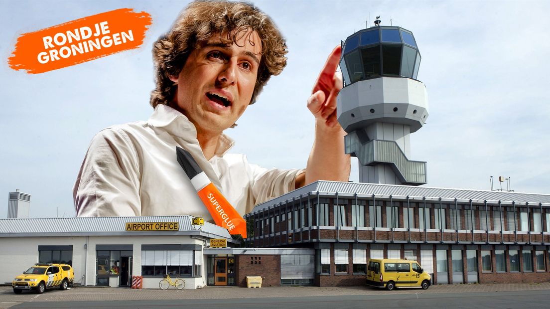 Jesse Klaver zit vastgeplakt aan Groningen Airport Eelde