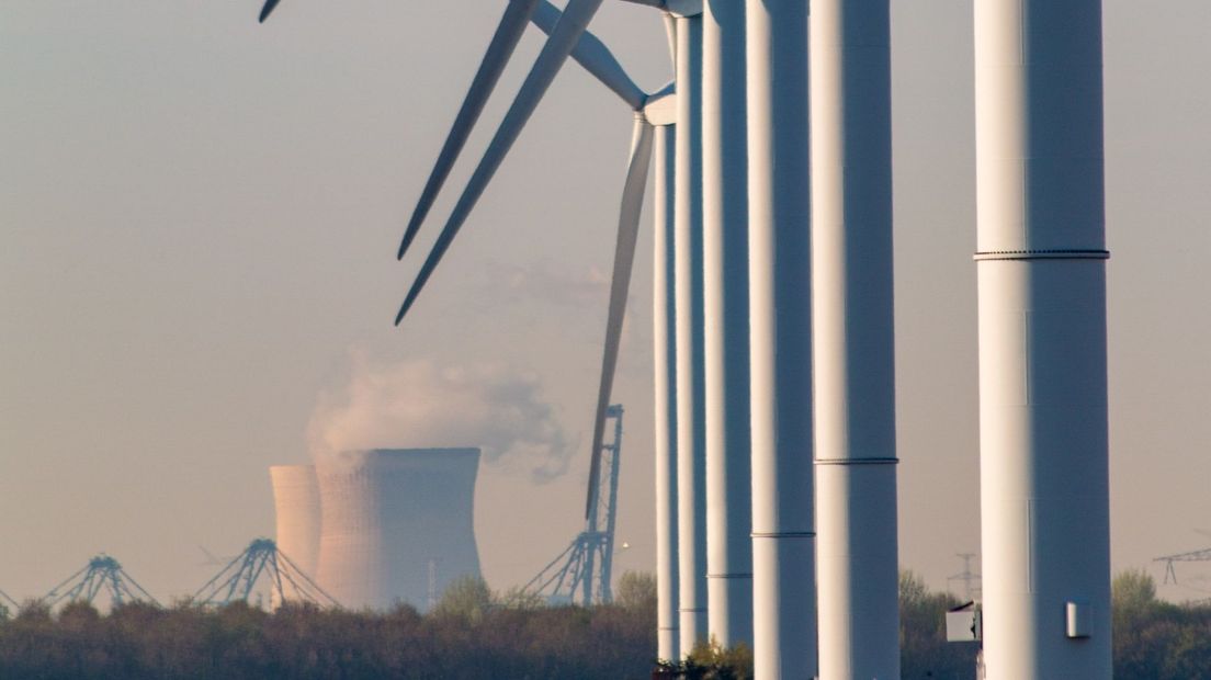 Windturbines bij Rilland