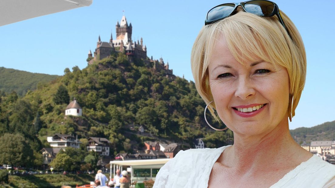 Dorothy Oosting op de M.P.S. Prinses Juliana