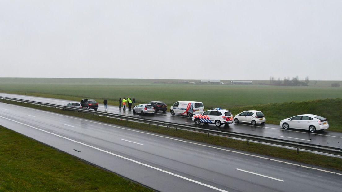 Ongeluk bij Westerscheldtunnel