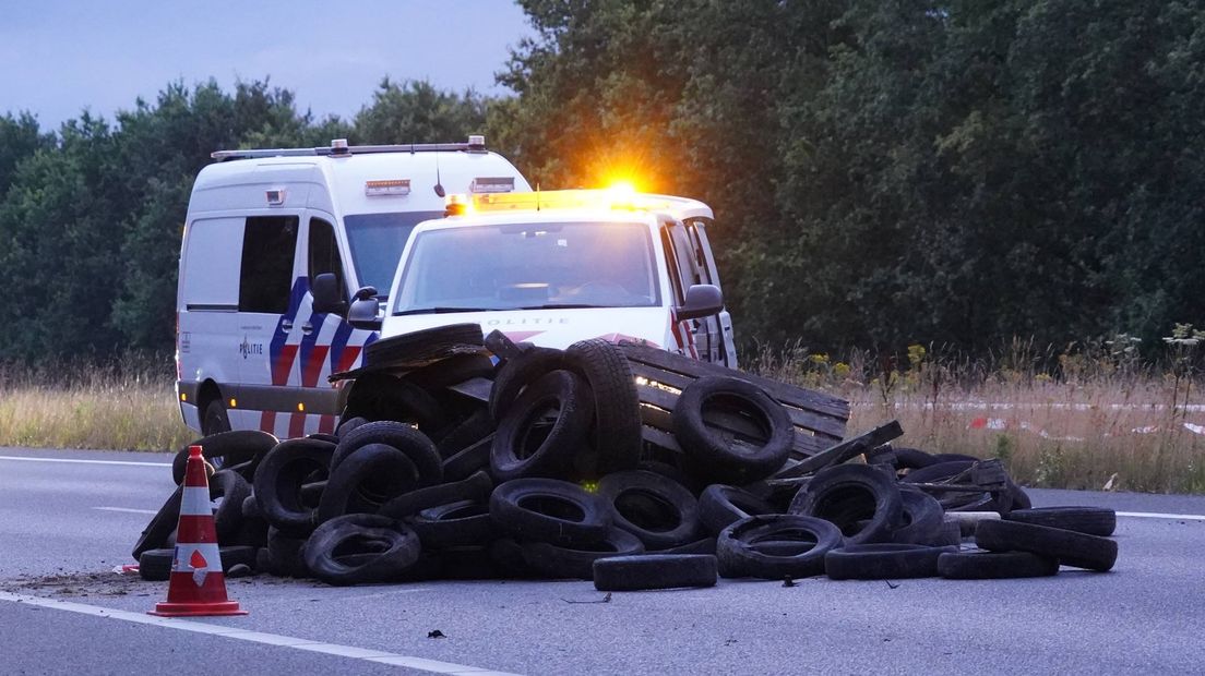 Autobanden op de A7