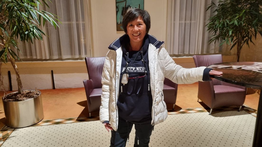 Jacky Write Ho op het stadhuis in Zwolle