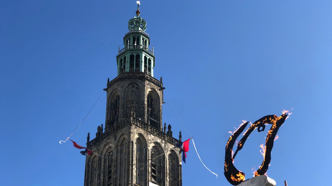 Vrijheidsvuur brandt in hartje Stad