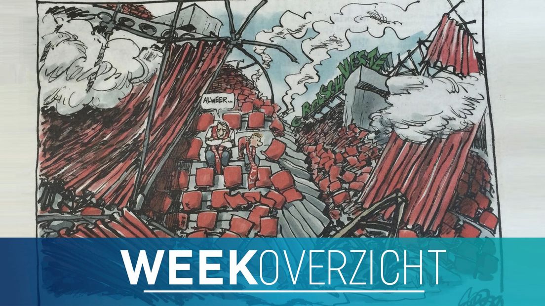 De cartoon die in de Volkskrant werd gepubliceerd viel niet in goede aarde bij FC Twente