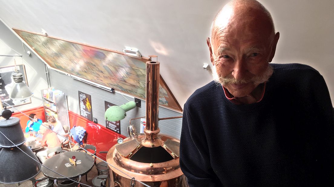 Gert van Reenen in 'zijn' brouwerij De Drie Ringen.