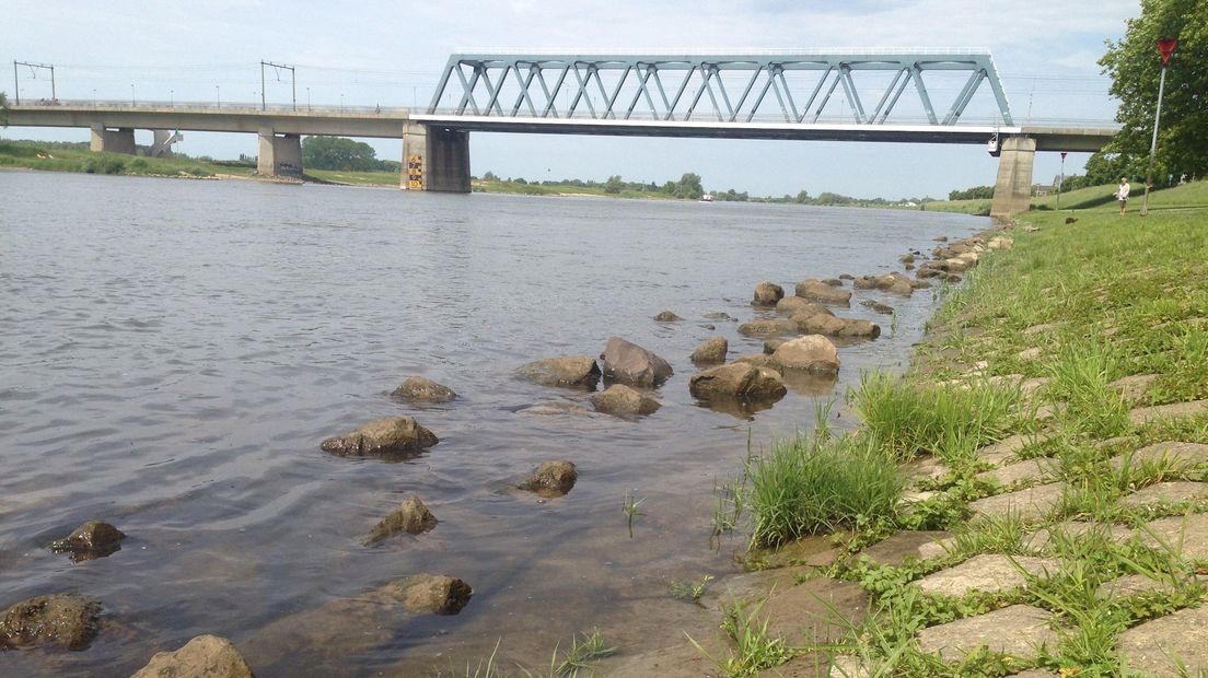 Water in de IJssel is nog maar 15 graden