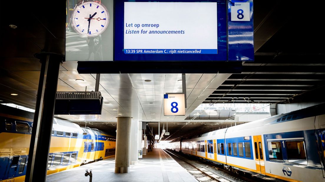 Geen treinen vanaf Den Haag Centraal
