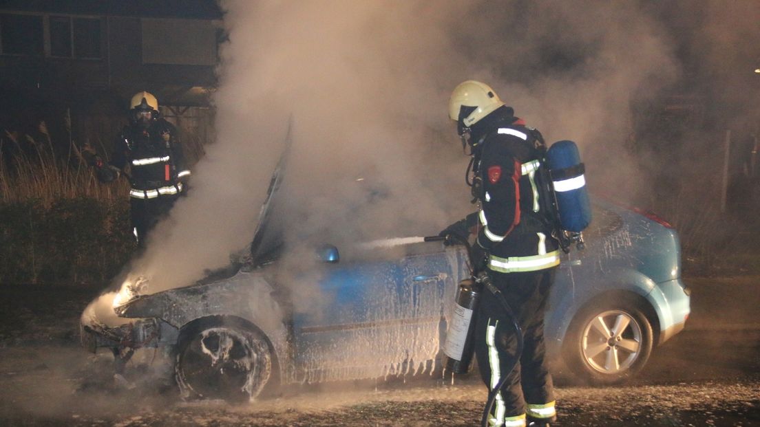 Drie man opgepakt voor autobrand Middelburg