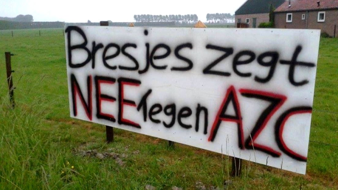 Breskens protesteert tegen azc