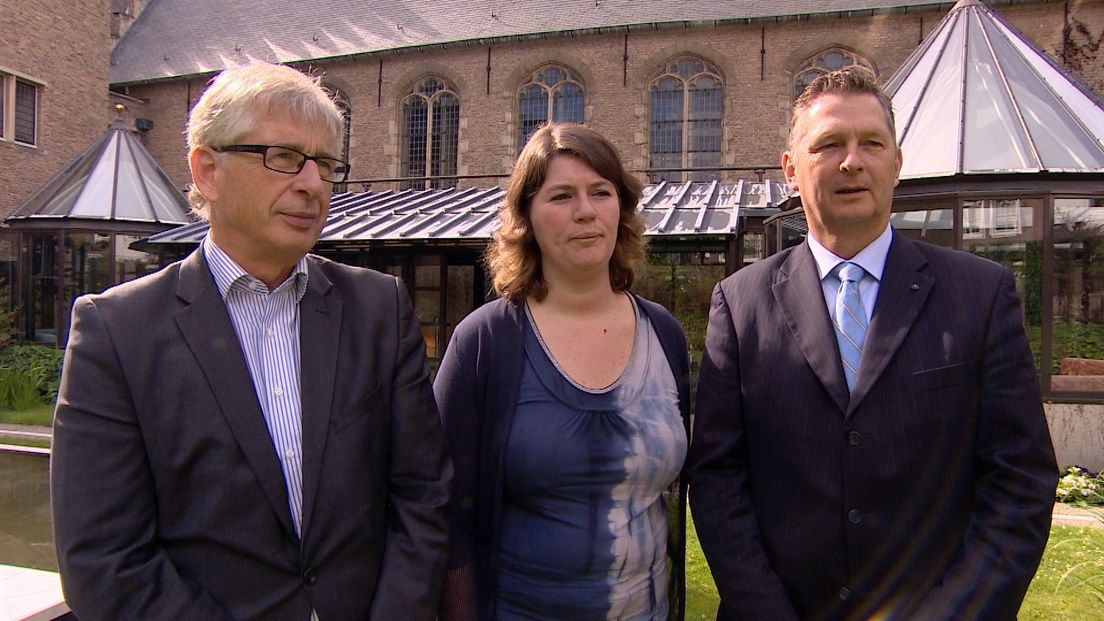 De drie Zeeuwse kamerleden Albert de Vries (PvdA), Joyce Vermue (PvdA) en André Bosman (VVD)