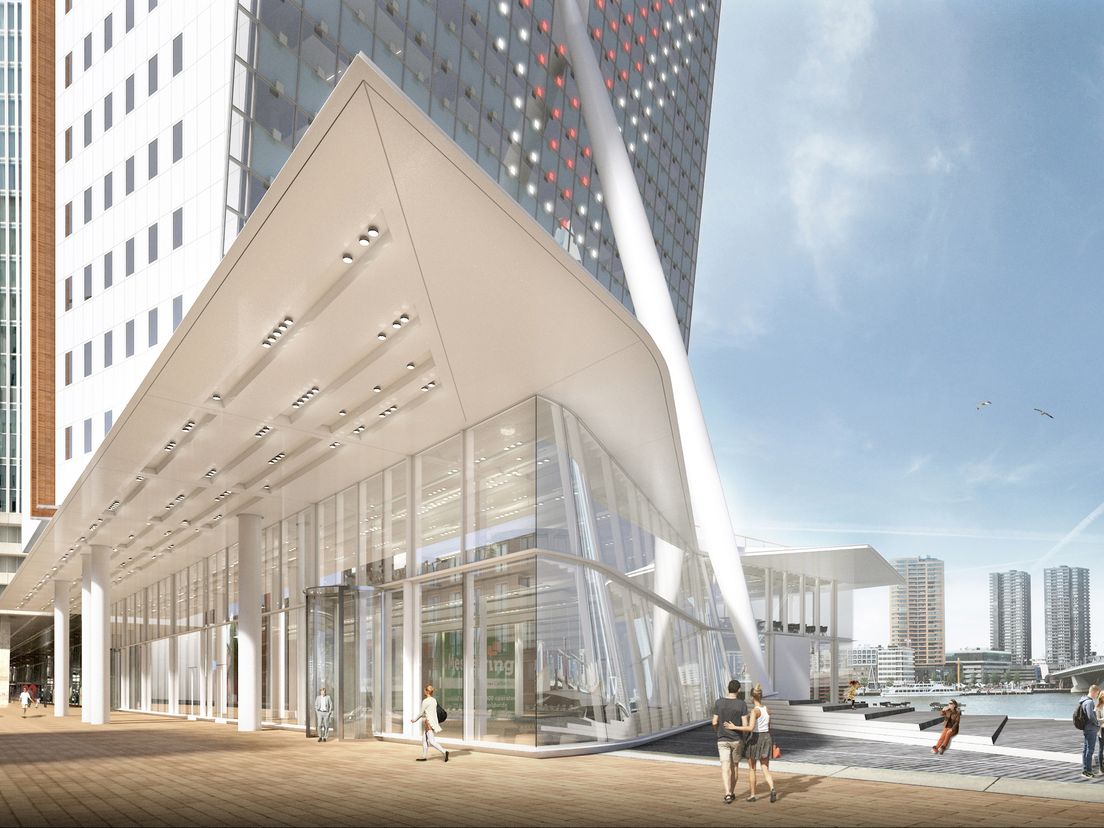 Artist impression voor KPN Toren
