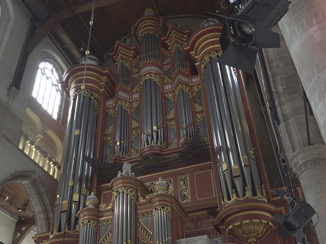 Orgel in de Laurenskerk in Rotterdam