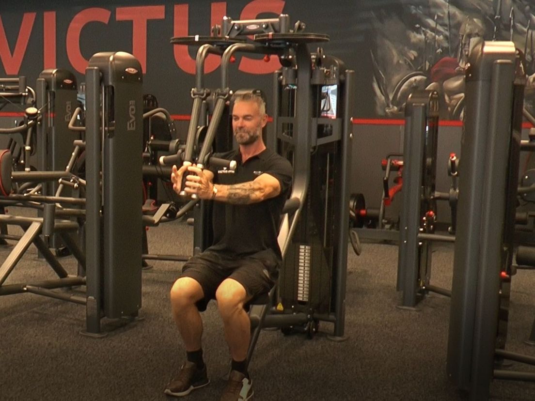 Remko de Bruijne in zijn Invictus Gym