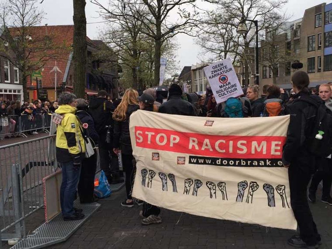 Actievoerders Kick Out Zwarte Piet in 2015