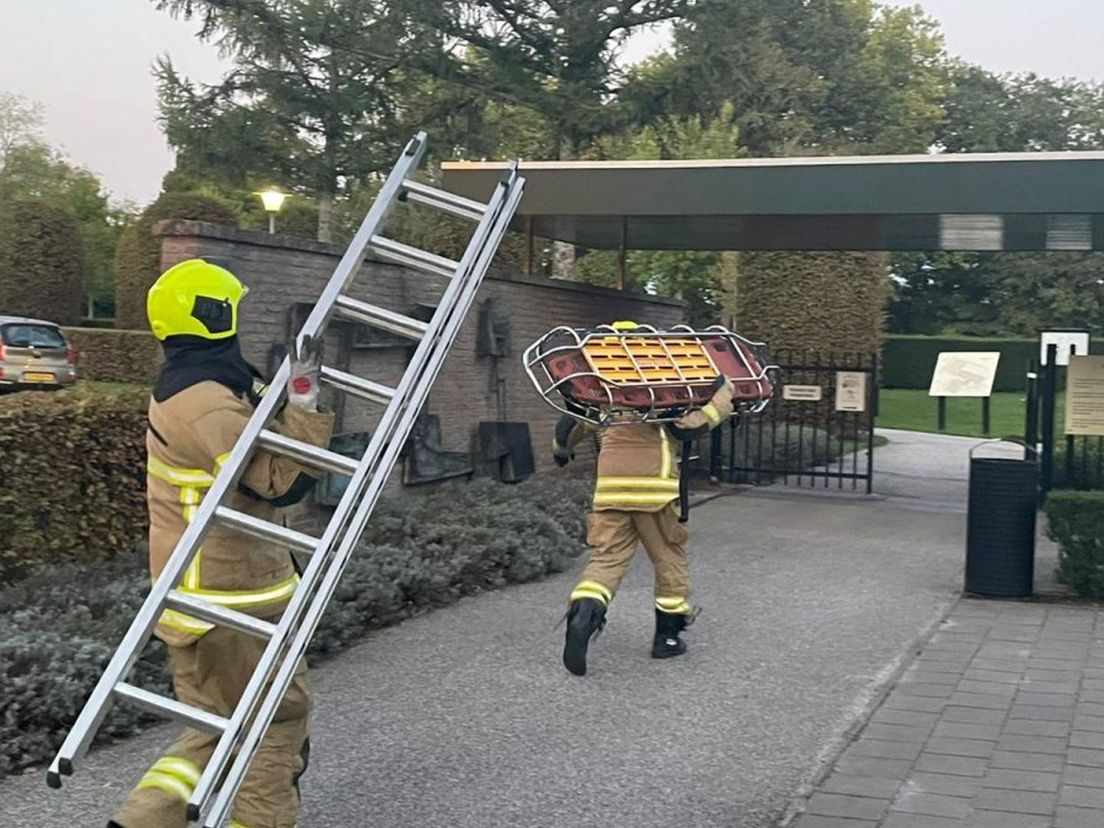 De hulpdiensten rukten snel uit en Papendrecht, maar konden niks meer doen.