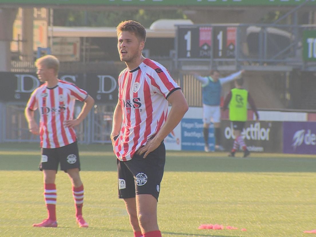 Pepijn Doesburg tijdens Jong Sparta-AFC