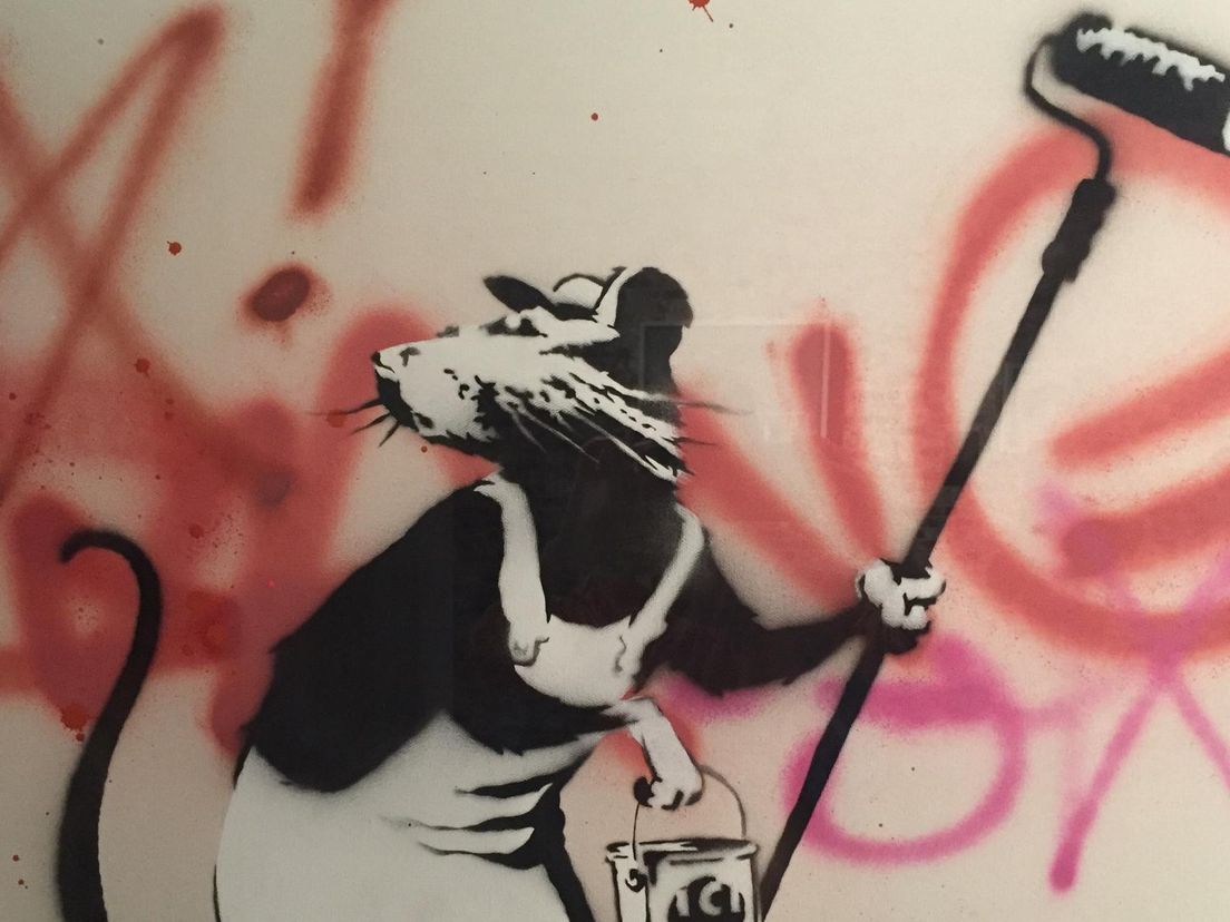 Roller Rat van kunstenaar Banksy