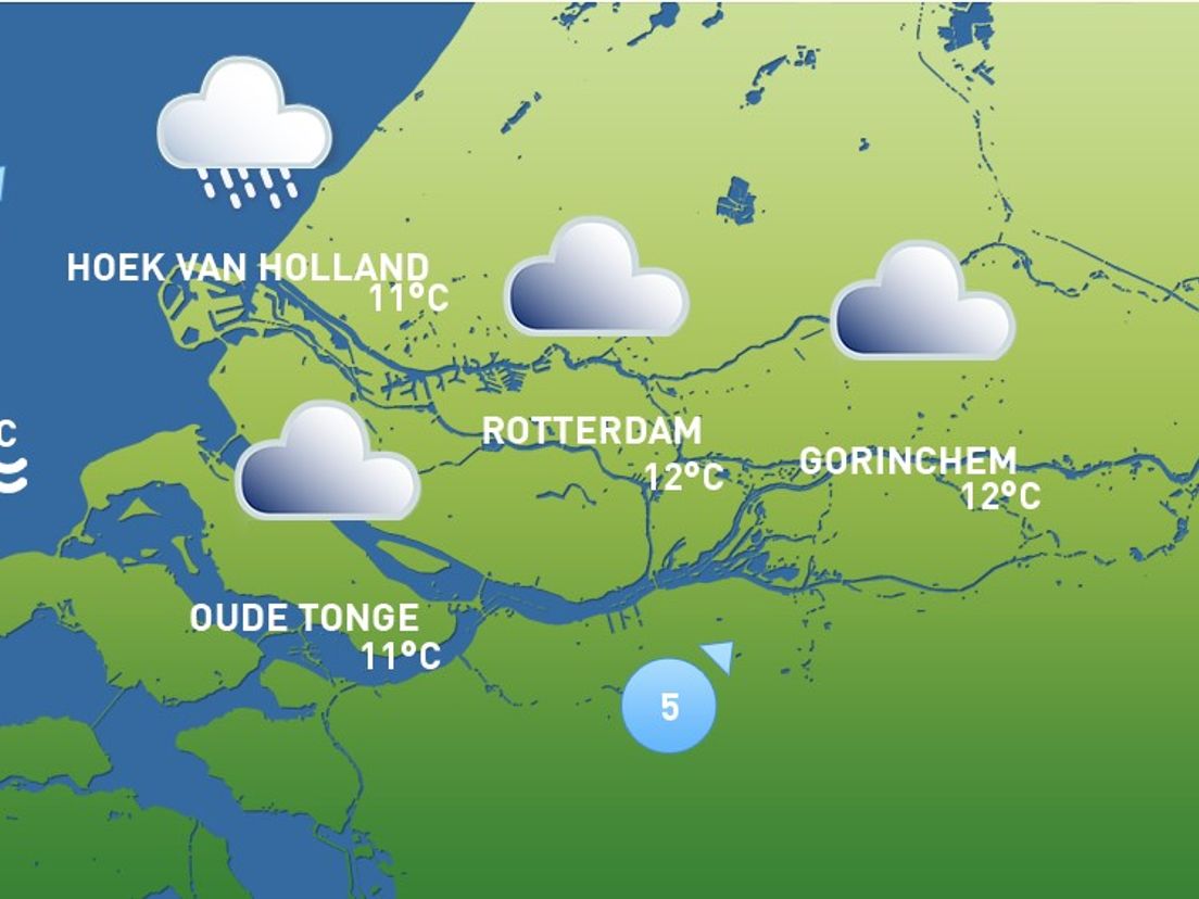 Het weer van vandaag: grijs en erg zat