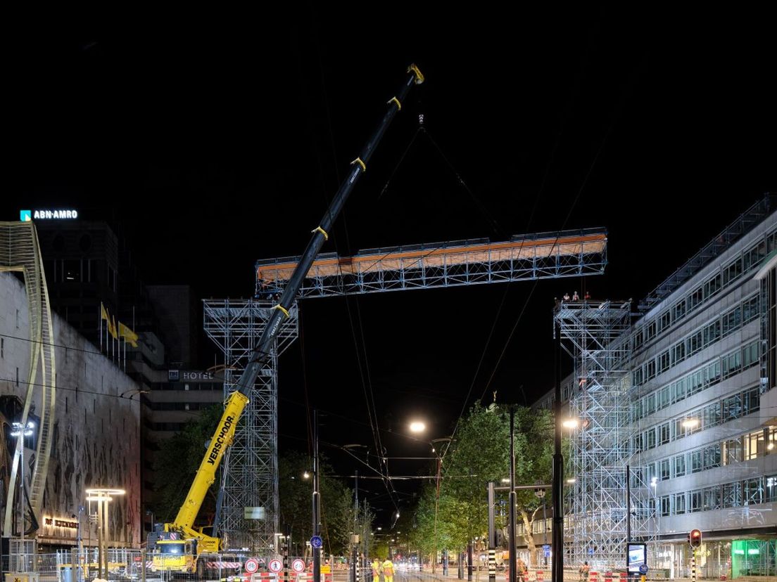 De Rooftop Walk wordt geplaatst in het centrum van Rotterdam