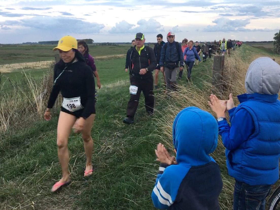 Hondenweer bij helletocht Omloop Goeree-Overflakkee
