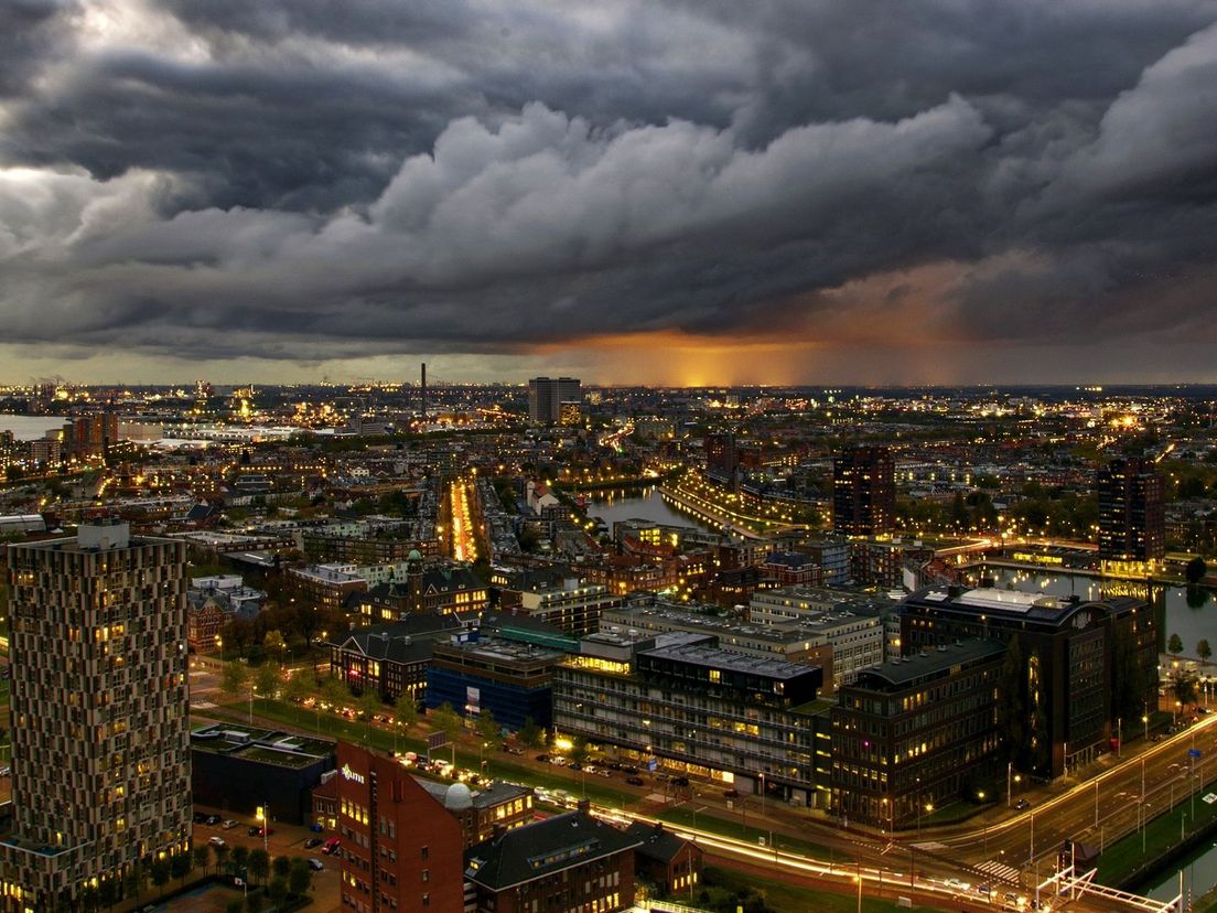 Skyline van Rotterdam-West