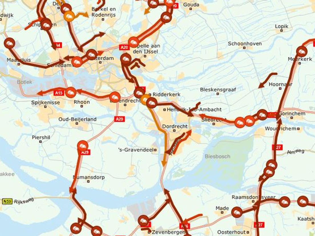 Rijkswaterstaat: Drukste Avondspits Tot Nu Toe - Rijnmond