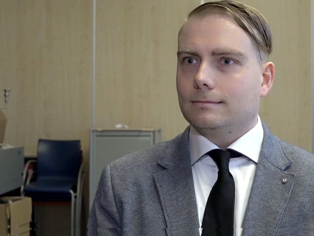 Tom Kuilder is lijsttrekker voor de PVV in Emmen
(Rechten: Steven Stegen / RTV Drenthe)