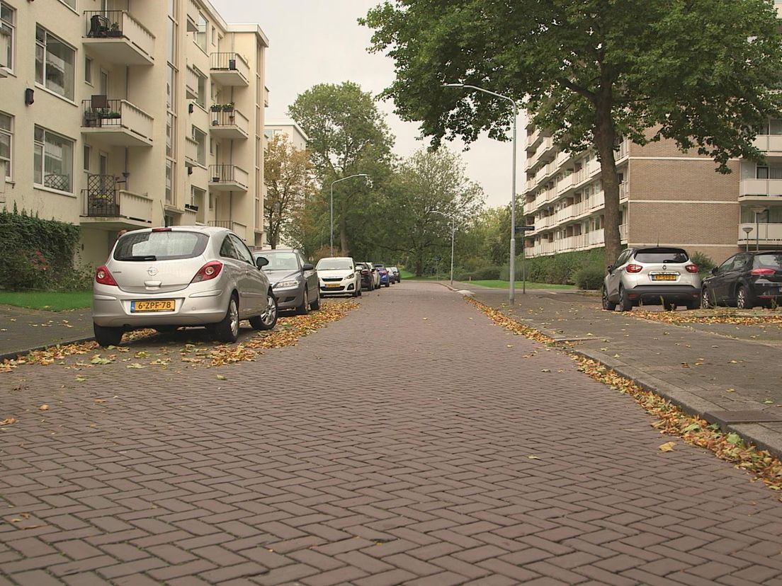 De Visserstraat in Dordrecht, waar de straatroof plaatsvond (Bron: Bureau Rijnmond)