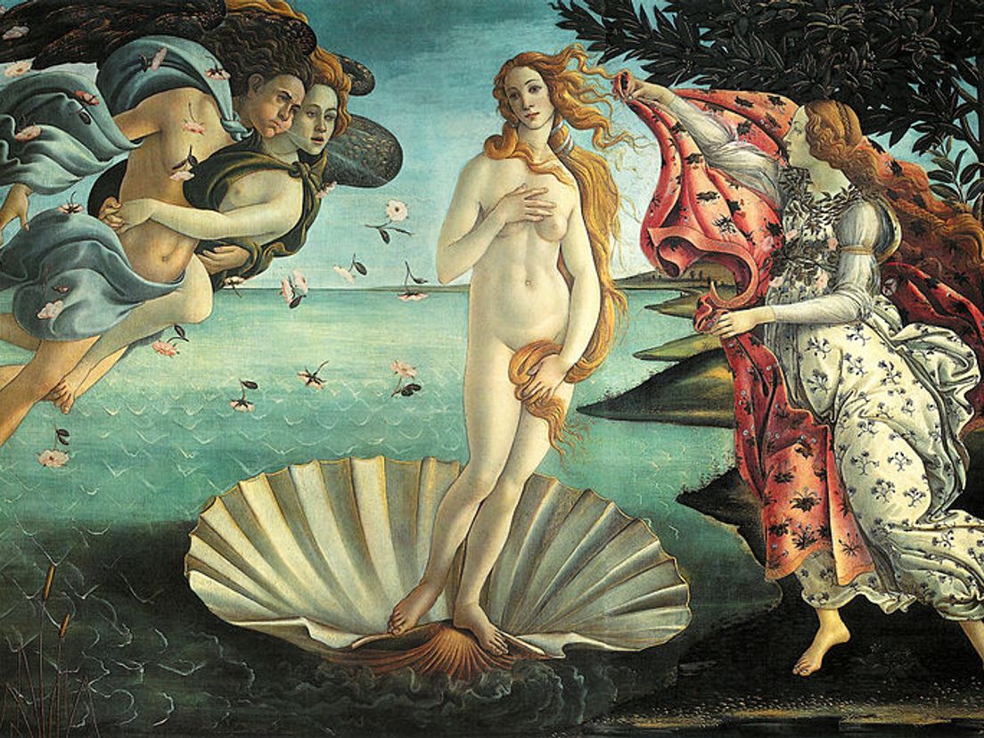 De geboorte van Venus (1483) - Sandro Botticelli