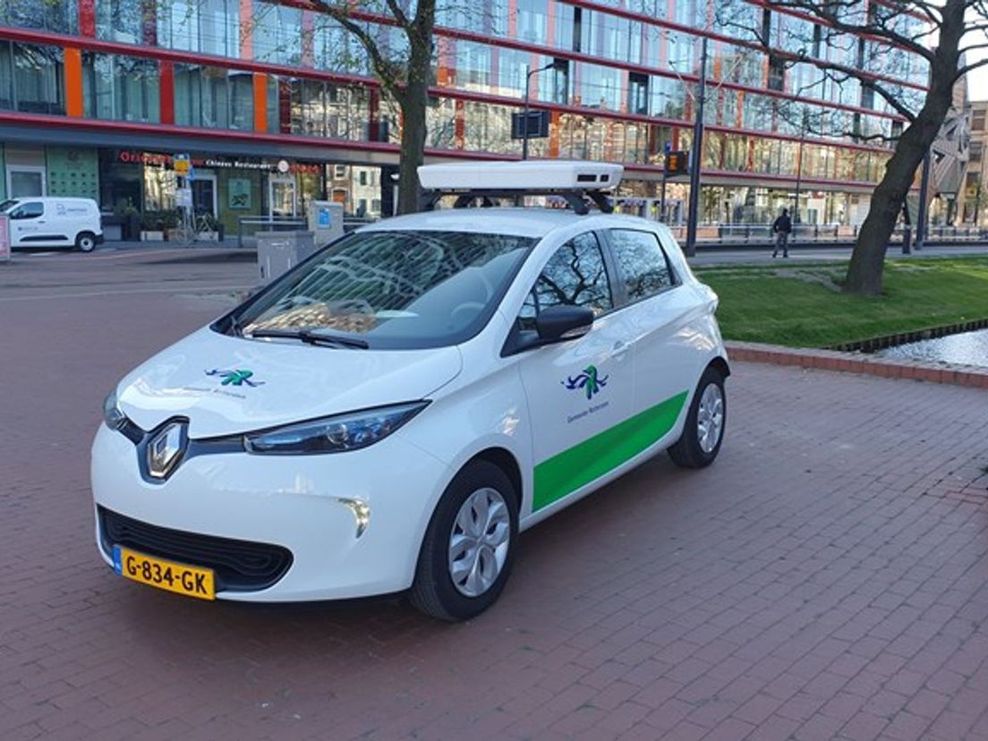 De camera-auto van de gemeente Rotterdam