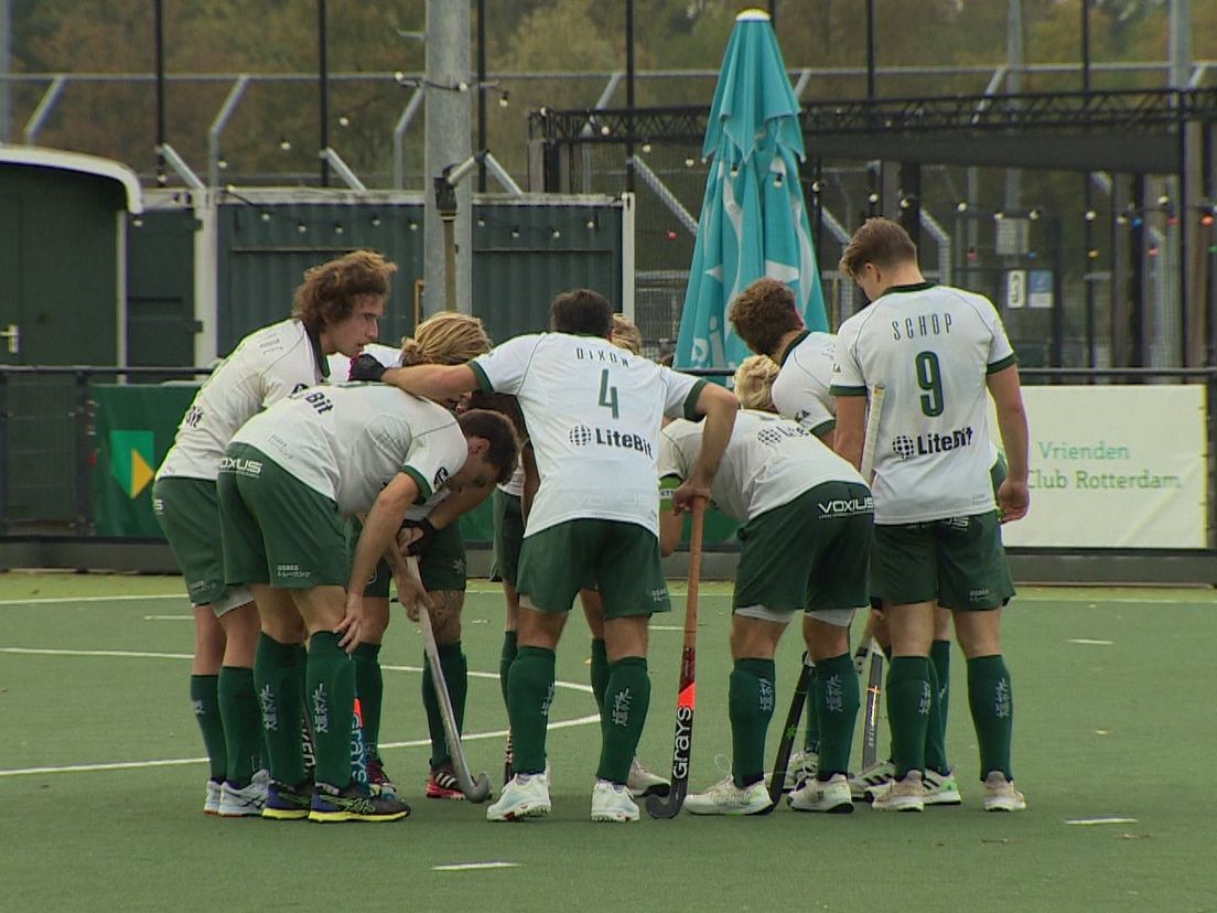De spelers van Hockeyclub Rotterdam